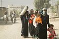 Iraq IDP Crisis refugees in Mosul, Northern Iraq, Western Asia. 06 November, 2016.