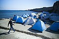 Tent seashore camp near Vial refugee camp. Chios, Grece, Aegean Sea. 27 September, 2016.jpg