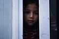 Young refugee girl seen in Suda refugee camp, Chios, Grece, Aegean Sea. 29 September, 2016.jpg