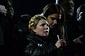 Yulia Tymoshenko addressing Euromaidan with a speech. Kyiv, Ukraine. Events of February 22, 2014.-1