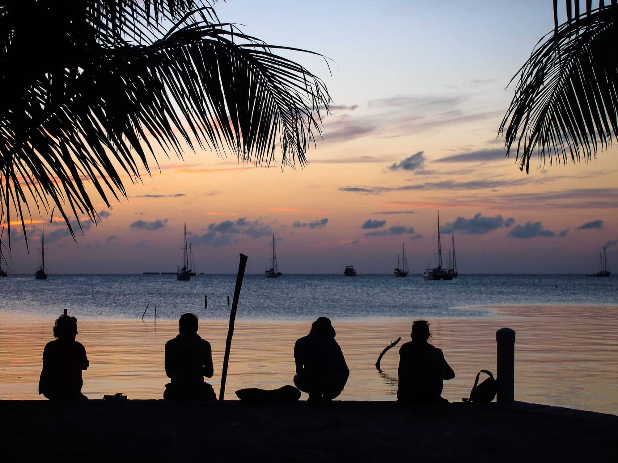 Caye Caulker sunset