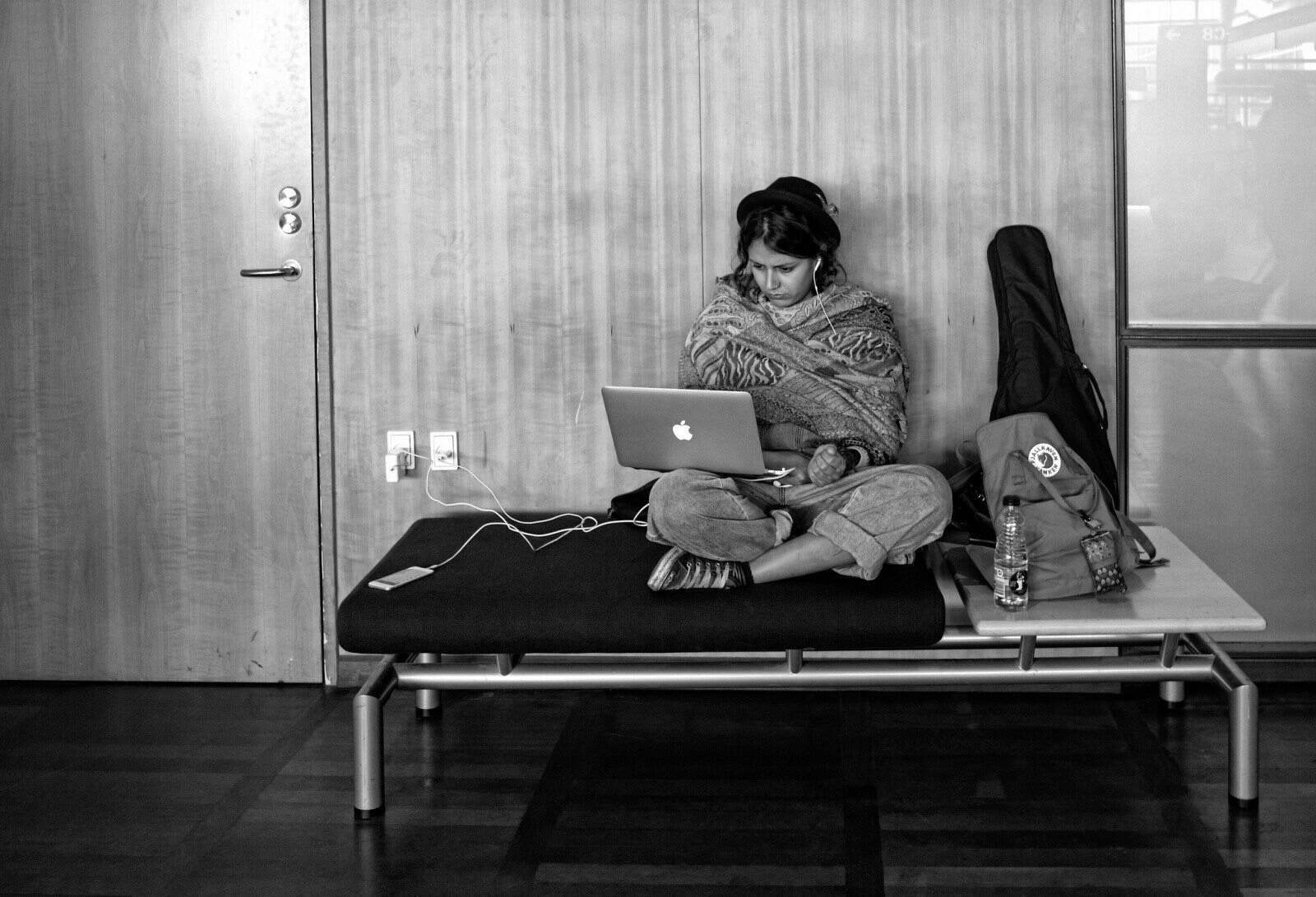Woman on laptop