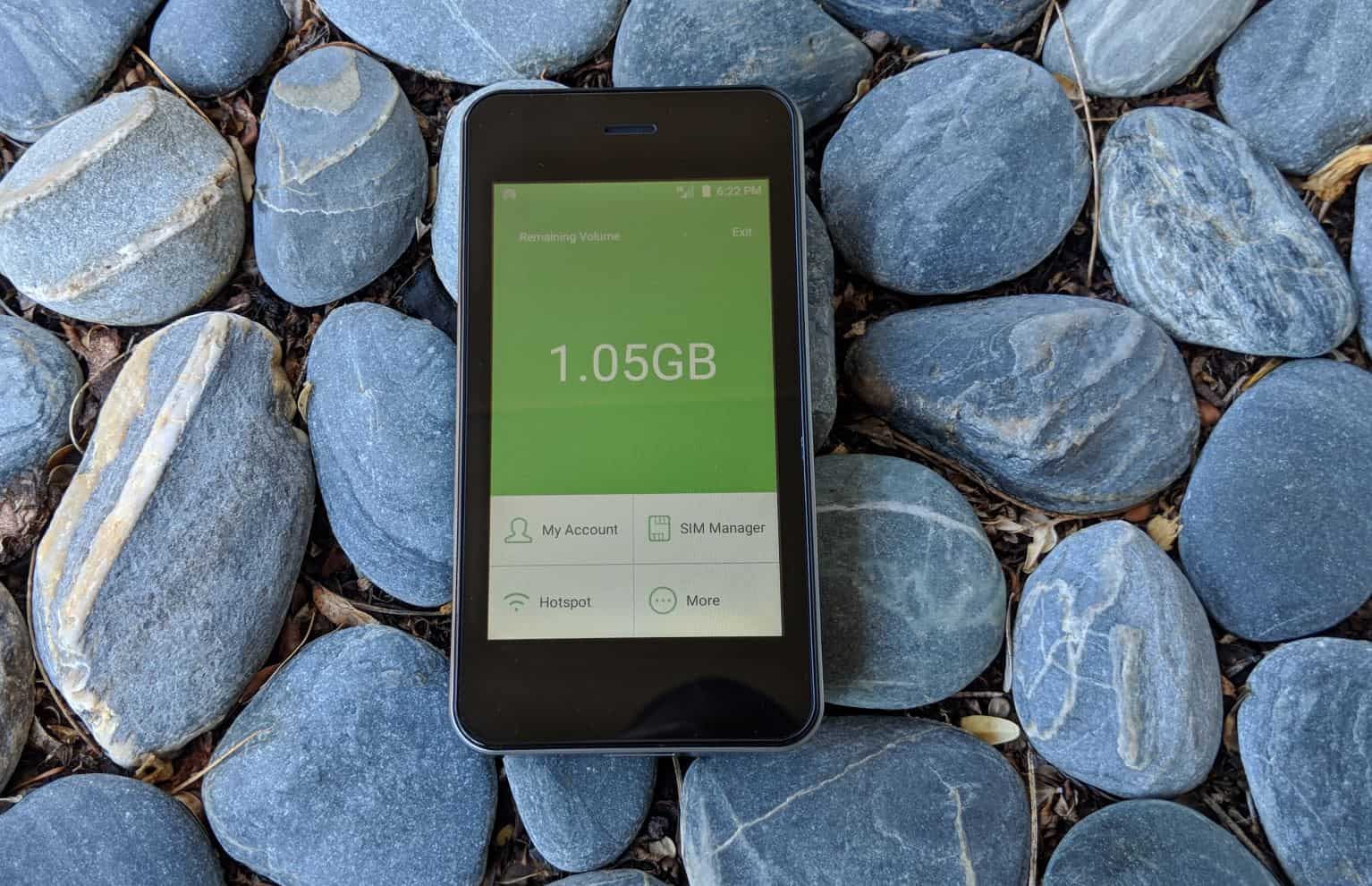 GlocalMe G3 on stones