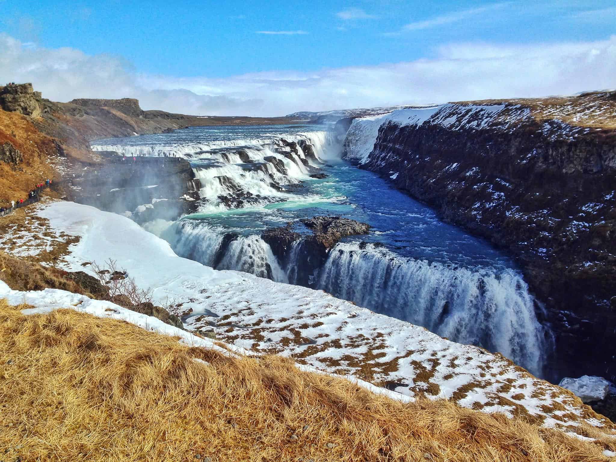 Iceland waterfall