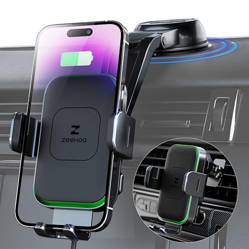 Best for Fast Charging: ZeeHoo 15W Wireless Car Charger