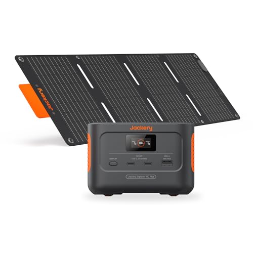Best for Endless Power: Jackery Explorer 100 Plus Solar Bundle