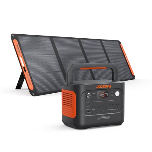 Best Portable Solar Generator: Jackery Explorer 1000v2 + SolarSaga Solar Panel
