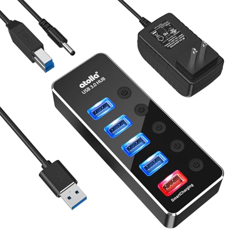 Best Powered USB Hub: Atolla 5-Port USB 3.0 Hub