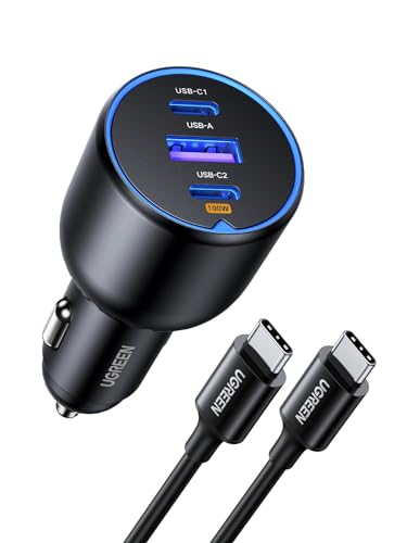Best High-Power Car Charger: UGreen 130W Car Charger