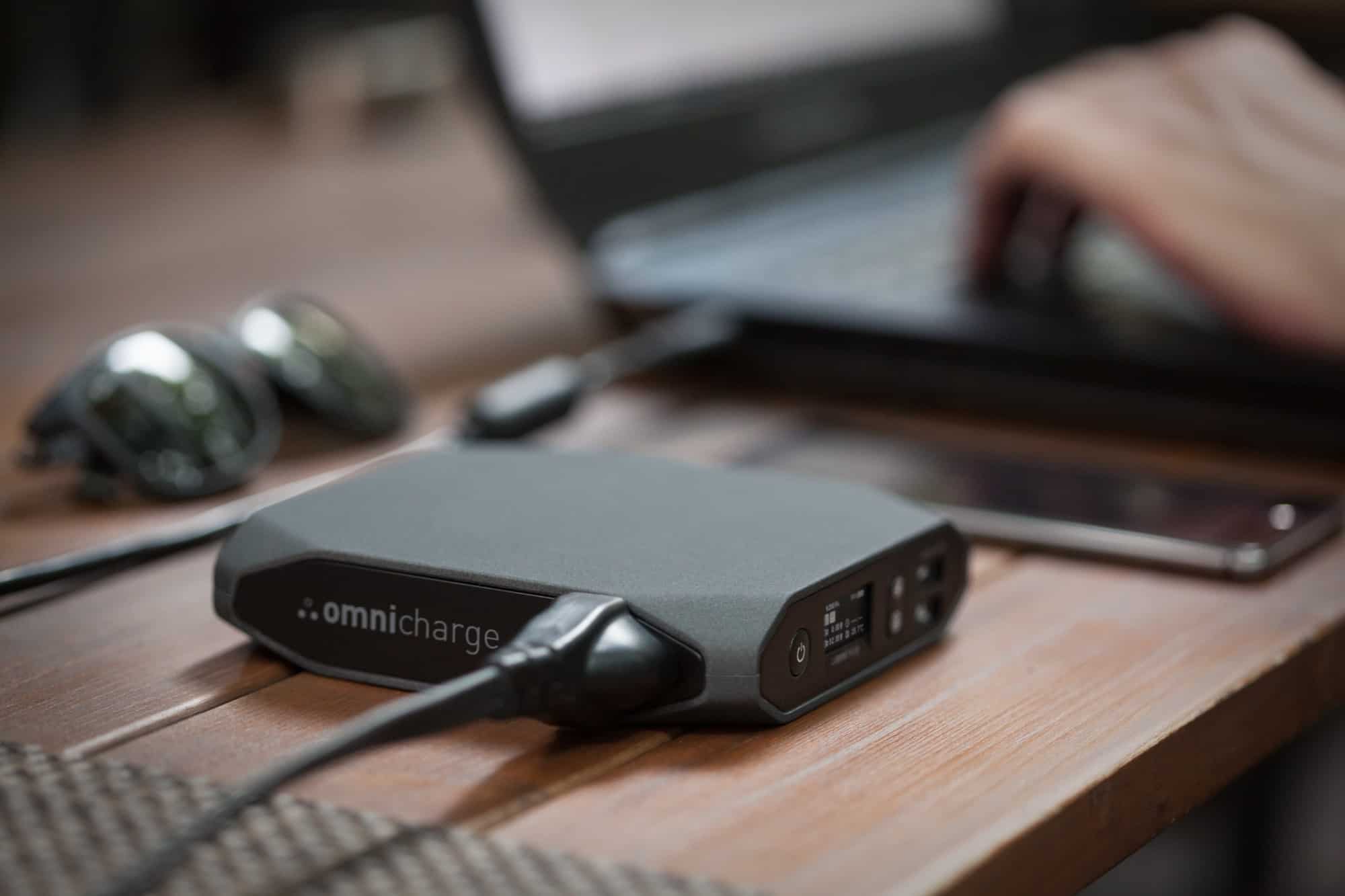 Omni 20+, phone, laptop, sunglasses